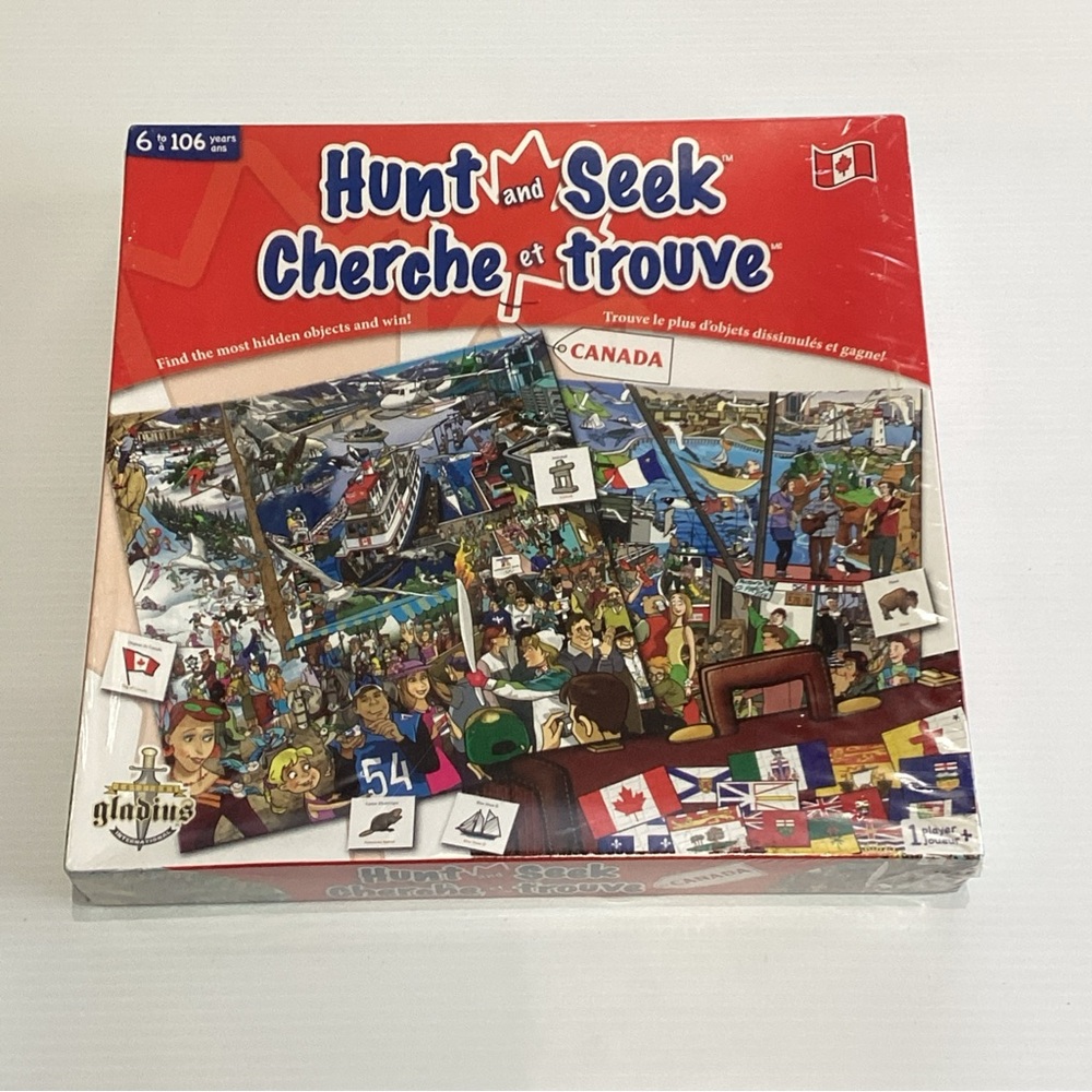 Hunt and Seek Cherche et trouve Canada Sealed
